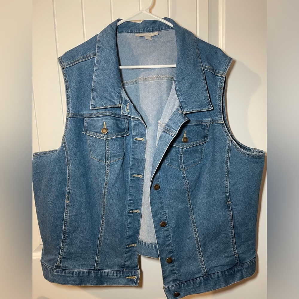 Women Within Denim Vest